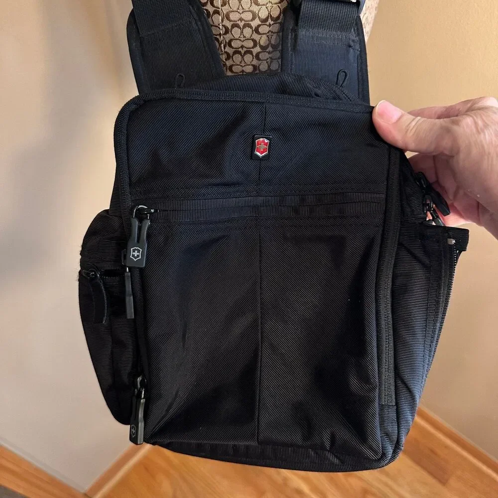Swiss Crossbody Bag Adjustable Shoulder or convertible Fanny Pack